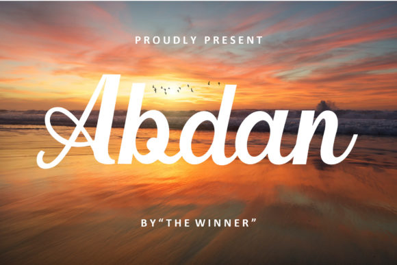 Abdan: A Script Font for Modern Campaigns