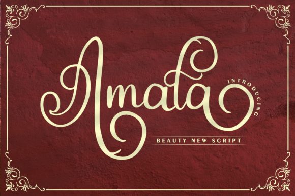 Amala: The Script Handwritten Font for Elegant Branding