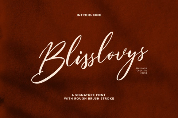 Blisslovys: The Elegant Script Font for Modern Web Design