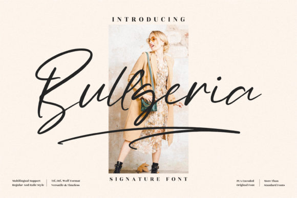 Bullgeria: A Stylish Script Font