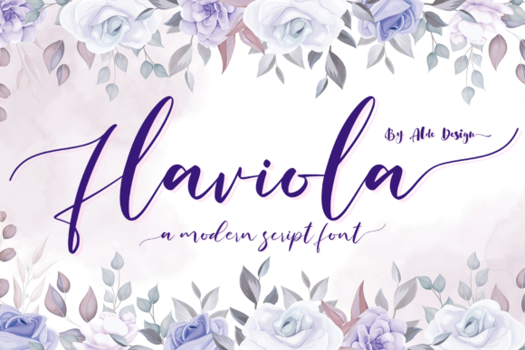 Falviola: An Enchanting Script Font for Editorial Design