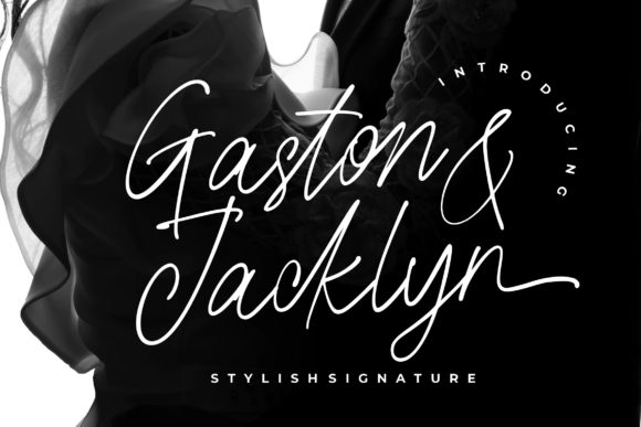 Gaston Jacklyn: An Elegant Script Typeface for Editorial Design