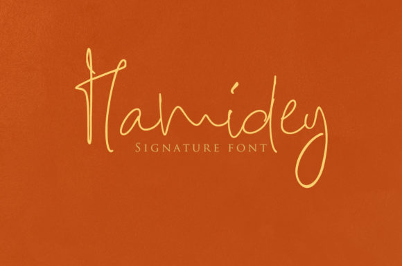 Hamidey Font: Luxury Script for Web Headers