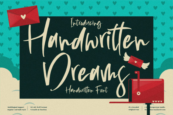 Handwritten Dreams: A Script Font for Authentic Branding