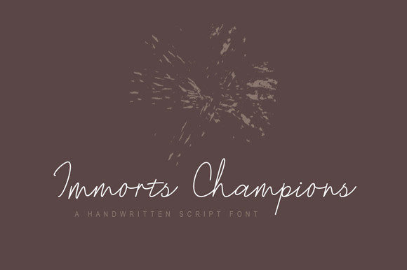 Immorts Champions Font Review for Romantic Campaigns