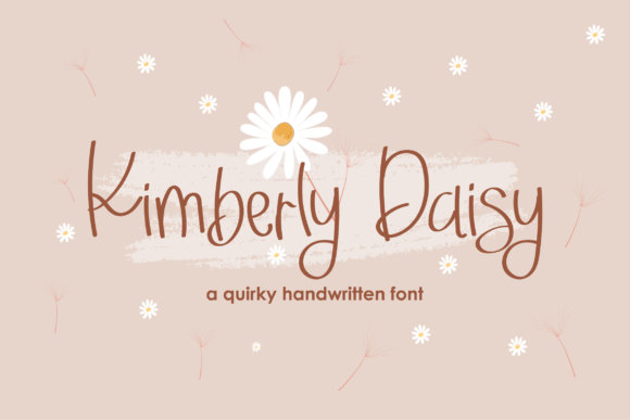 Kimberly Daisy: A Sweet Script Font for Editorial Design