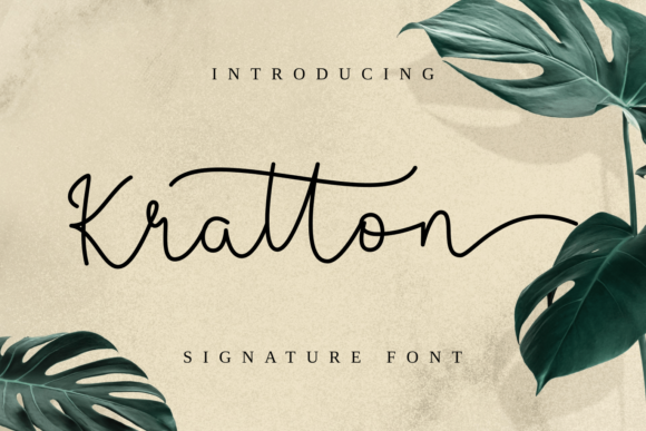 Kratton: The Delicate Script Font for Scroll-Stopping Visuals