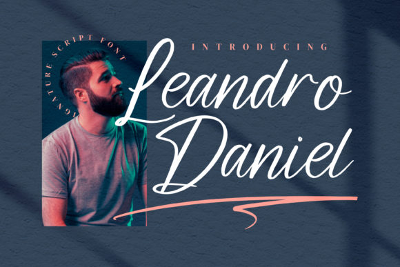 Leandro Daniel Font: Elegant Script for Editorial Design