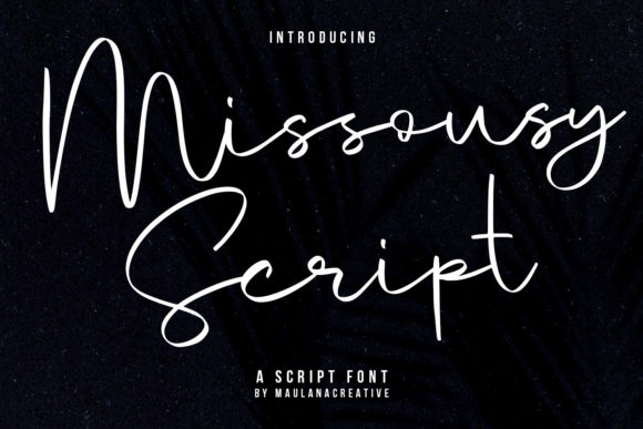 Missousy: The Sweet Script Font for Small Business Branding