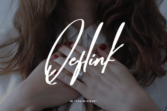 Qeflink: A Stylish Script Font for Creative Projects