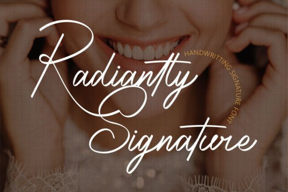 Radiantly Signature Font for Elegant Business Branding