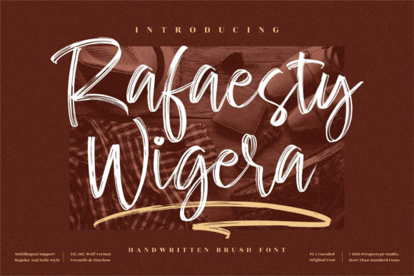 Rafaesty Wigera Font for Modern Web Design