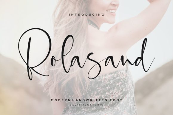 Rolasand: A Stylish Script Font for Digital Branding