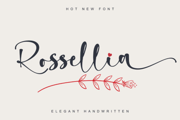 Rossellia: The Script Handwritten Font for Elegant Branding