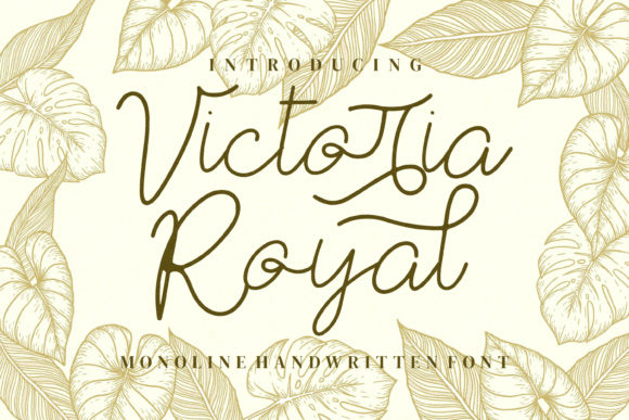 Victoria Royal Font for Business Branding