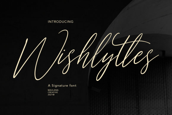 Wishlyttes: The Script Font That Elevates Small Business Branding