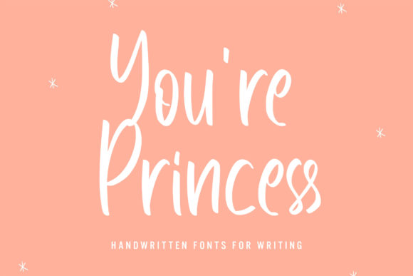 You re Princess: A Delicate Script Font for Makers